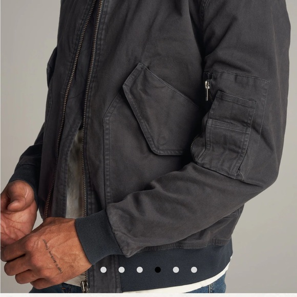 Rowan: DILLON MID-CENTURY TWILL BOMBER JACKET - Picture 4 of 12